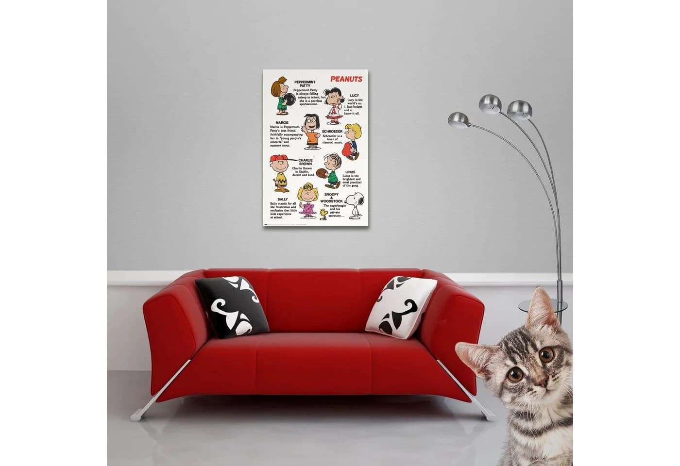 Poster Snoopy Characters 61x91,5 cm - Offiziell Lizenziert