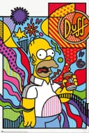 Poster The Simpsons Donut Worry 61x91,5 cm Bild 2