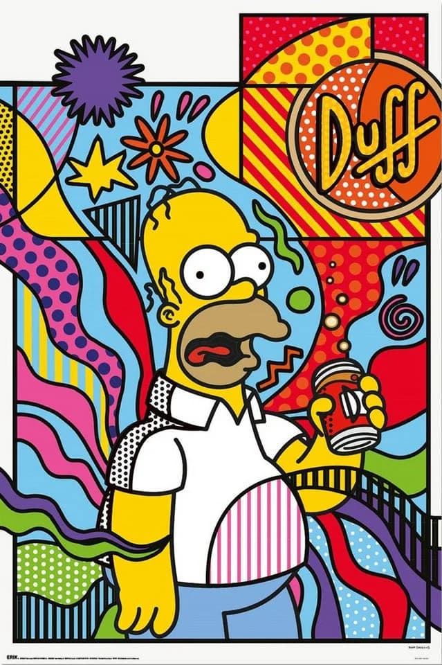 Poster The Simpsons Donut Worry 61x91,5 cm - Bild 2