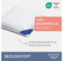 Excellent 3-Kammer-Kopfkissen Venedig, Daunenfüllung, Baumwollbezug, Rückenschläfer, Seitenschläfer Bild 3