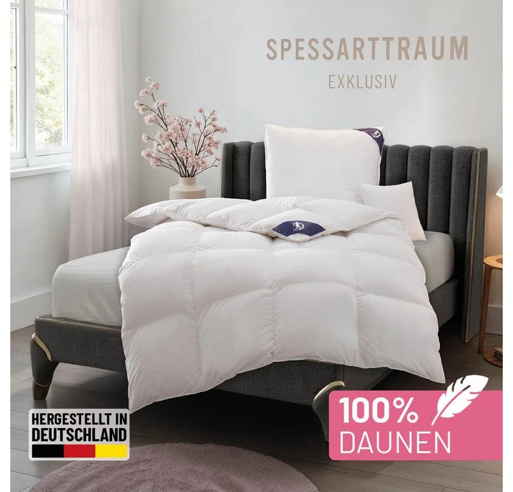 SPESSARTTRAUM Daunenbettdecke Exklusiv 100% Daunen Weiß - Bild 2
