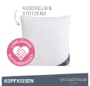 Spessarttraum Federkissen First Class Weiß 80x80 cm Baumwolle Bild 1