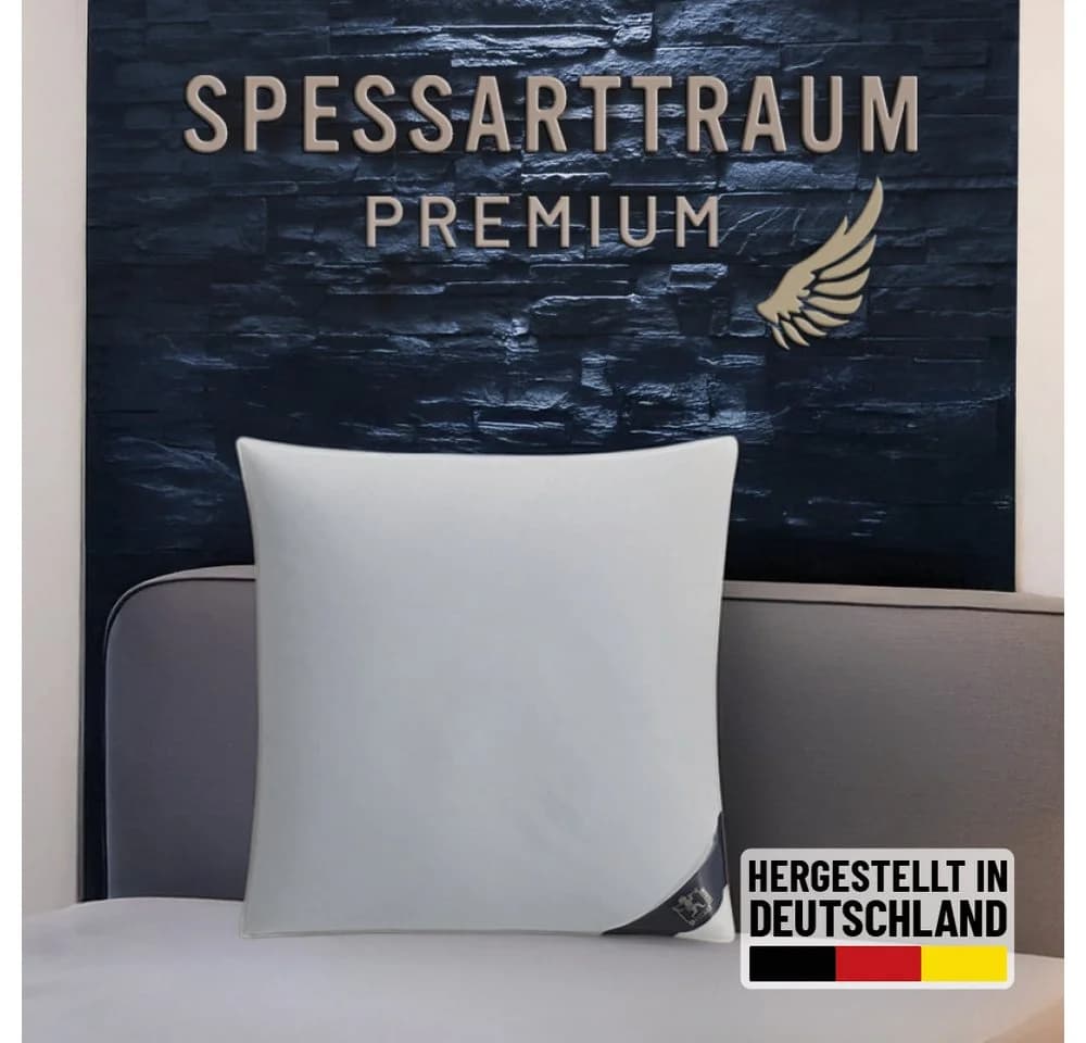 Spessarttraum Gänsefederkopfkissen Premium Weiß 2-tlg. - Bild 2
