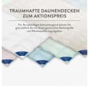 Excellent Daunenbettdecke 155x220cm Bunt Baumwolle 90% Daunen Bild 1