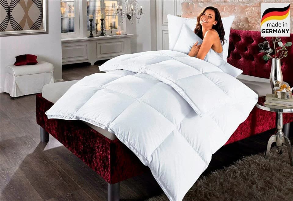OTTO HOME Daunenbettdecke + Kopfkissen Set Köniz Weiß Extrawarm - Bild 4