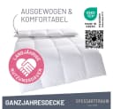 Spessarttraum Gänsedaunenbettdecke Premium Weiß 155x220cm Bild 1