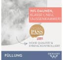Excellent 3-Kammer-Kopfkissen Zürich Weiß Daunen-Federn-Füllung Bild 3