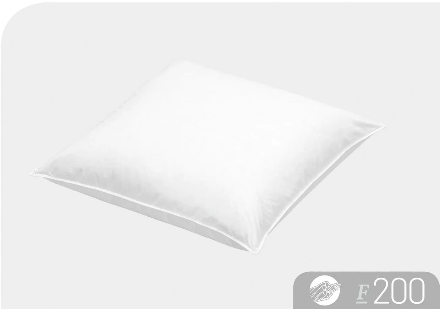 Baumwollkissen Schlafstil F200 Weiß Allergikerfreundlich