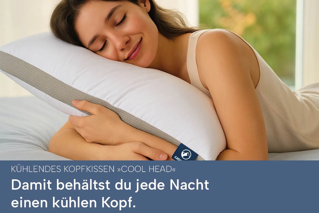 casimum Nackenstützkissen COOL HEAD kühlend 40x80 cm