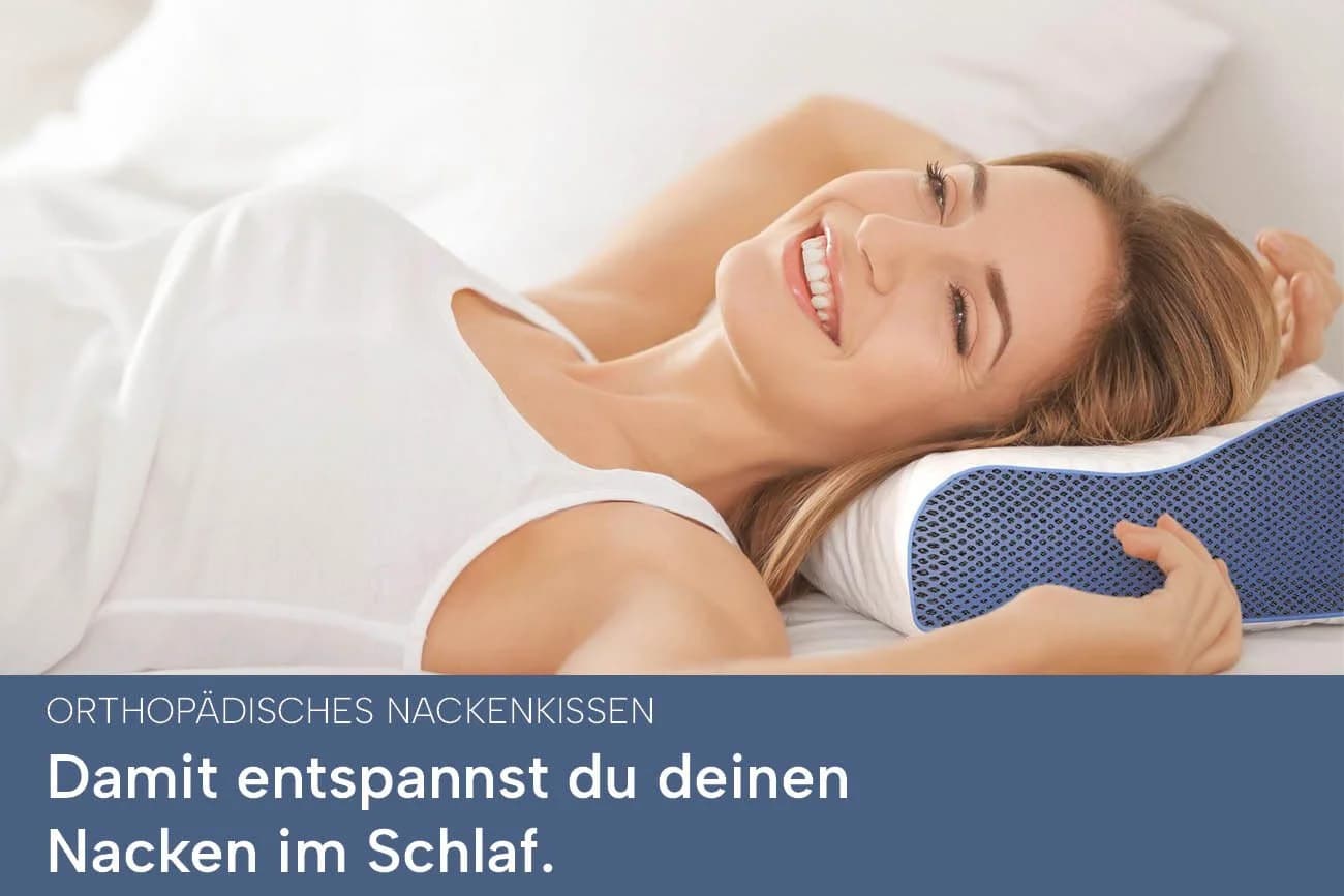 casimum ERGO VARIO Nackenkissen Beige Memory Foam höhenverstellbar