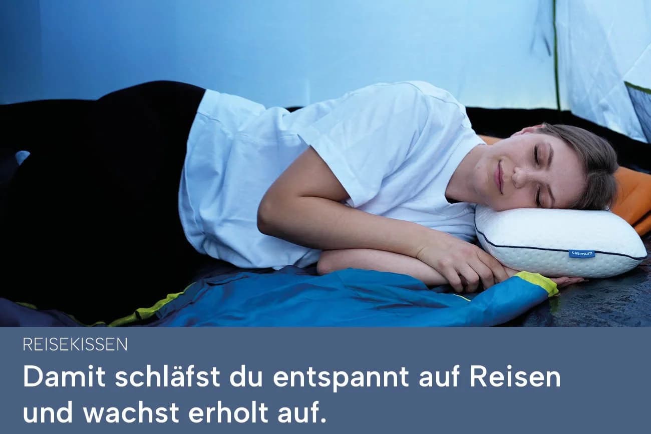 casimum Nackenstützkissen SUPER TRAVEL Memory Schaum
