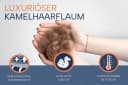 casimum Naturhaarbettdecke LUXUS 100% Kamelhaar Baumwolle Bild 5