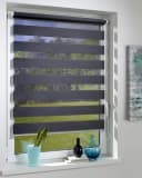 DécoProfi Duo-Doppelrollo Klemmfix Schwarz Lichtschutz Bild 1