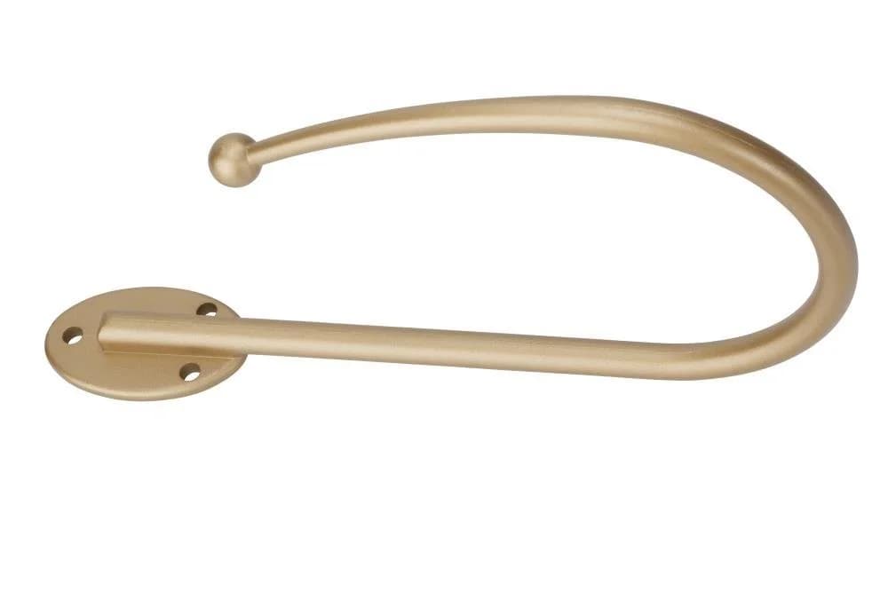 DécoProfi Raffhalter 1 Stück Raffbügel Gold Metall für Gardinen - Bild 2