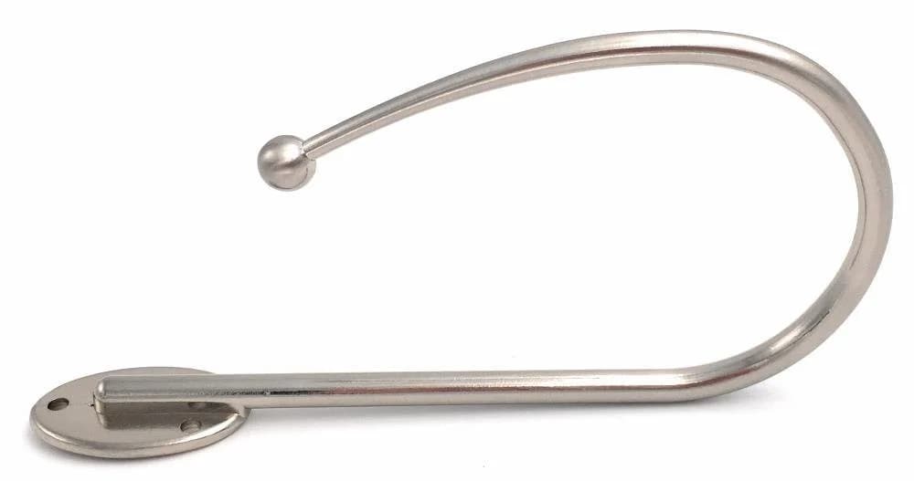 DécoProfi Raffhalter Raffbügel für Gardinen - Modernes Design - Silber - Bild 2