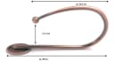 DécoProfi Raffhalter 1 Stück Raffbügel für Gardinen Bild 1