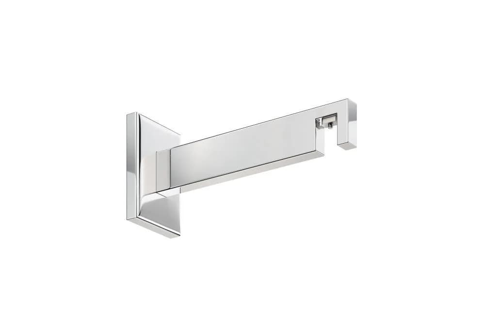 DécoProfi Schienensystem Gardinenstange eckig LONG Aluminium Silber