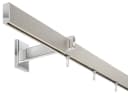 DécoProfi Schienensystem Gardinenstange eckig LONG Aluminium Silber Bild 2