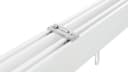 DécoProfi Innenlauf-Gardinenstange 2-läufig Aluminium Deckenträger Bild 1