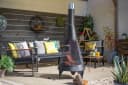 Buschbeck Stahlofen Colorado Mesh Schwarz mit Funkenschutzgitter Bild 1