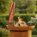 Buschbeck Flammlachsbrett-Set mit Edelstahlhalterung Bild 1