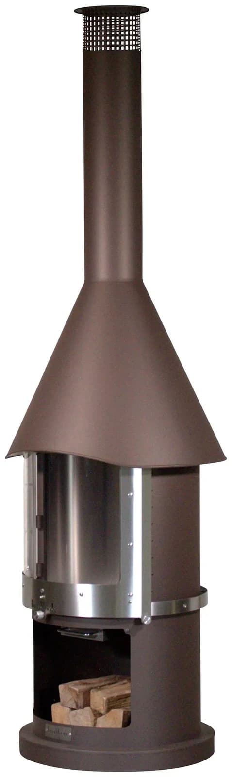 Buschbeck Kamin Melbourne Edelstahl mit Glas-Schiebetür - Bild 2
