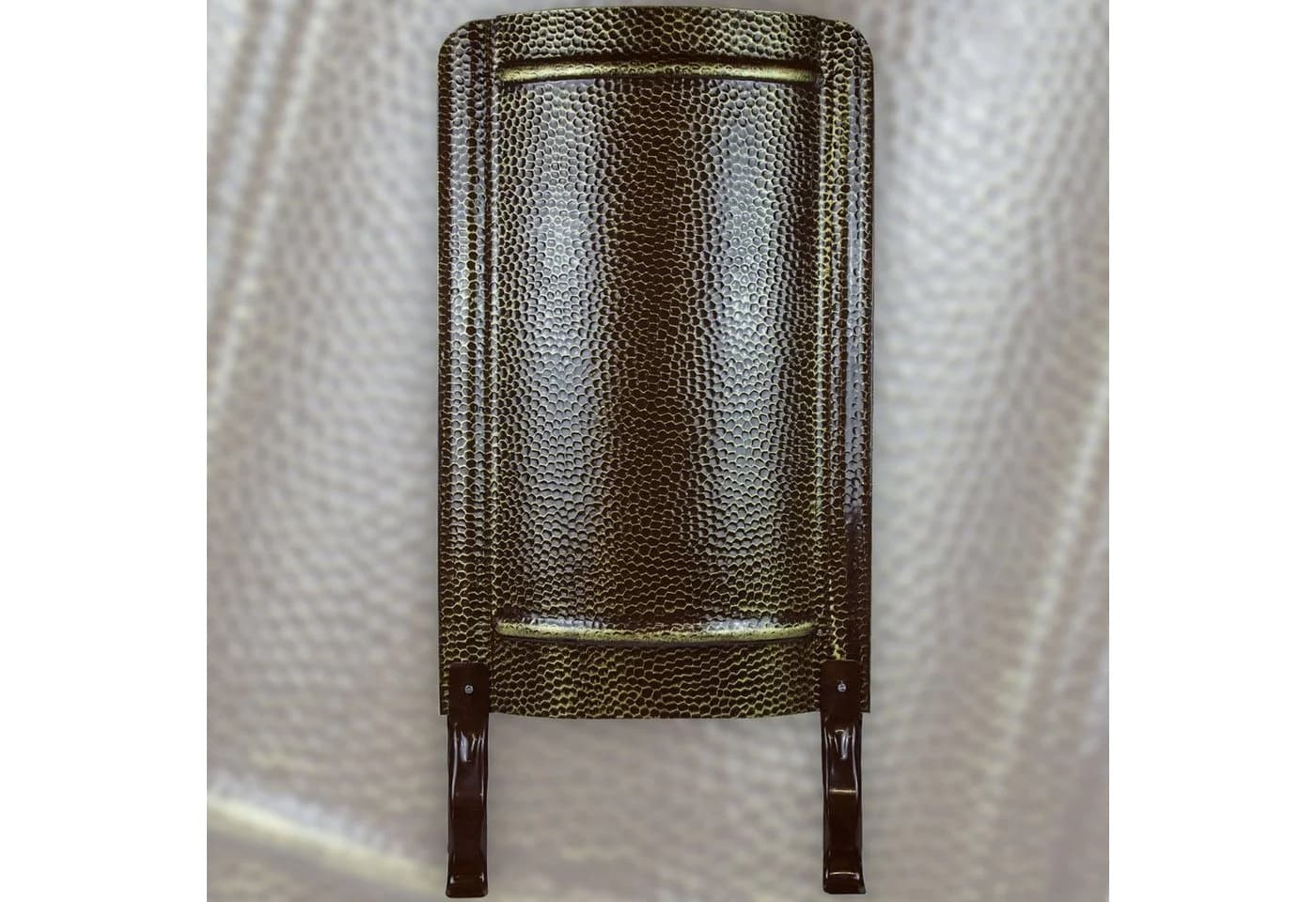 Landshop24 Ofenschutzgitter Hitzeschild braun-gold gehämmert - Bild 2