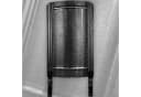 Landshop24 Ofenschutzgitter Hitzeschild Stahlblech Schwarz-Silber Bild 2