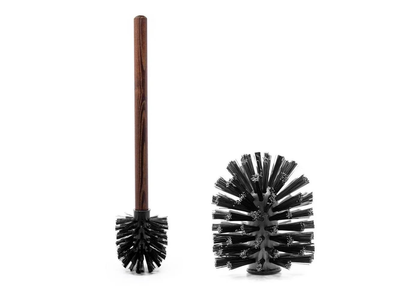Bürstenhaus Redecker WC-Garnitur mit Thermoholzgriff und Metallkanne - Bild 3