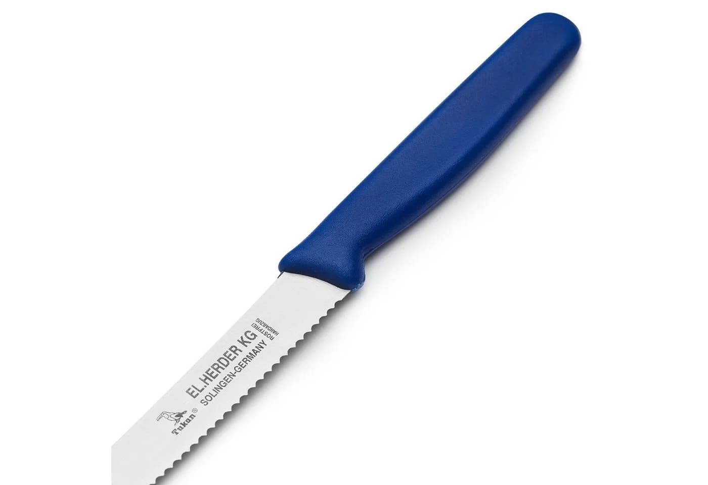 Landshop24 Brötchenmesser 4er Set blau Edelstahl Wellenschliff - Bild 3