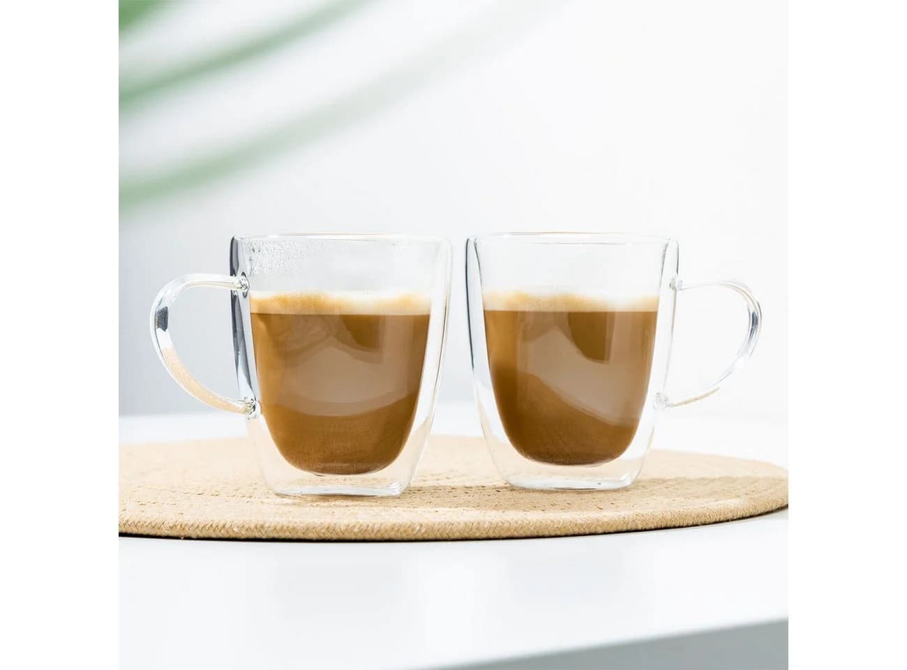 HI Doppelwandige Cappuccino-Gläser 2er-Set aus Borosilikatglas - Bild 4