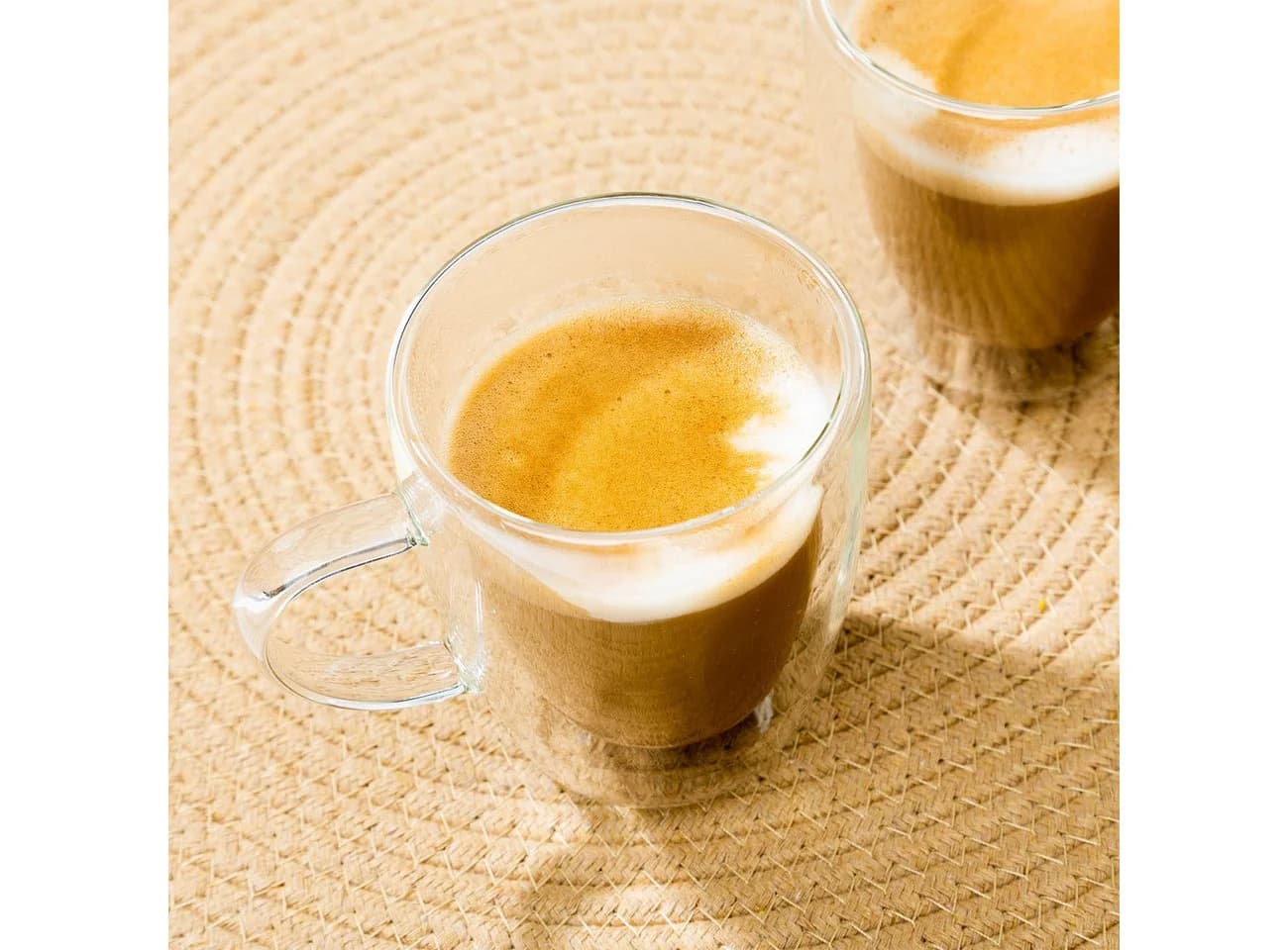 HI Doppelwandige Cappuccino-Gläser 2er-Set aus Borosilikatglas - Bild 5
