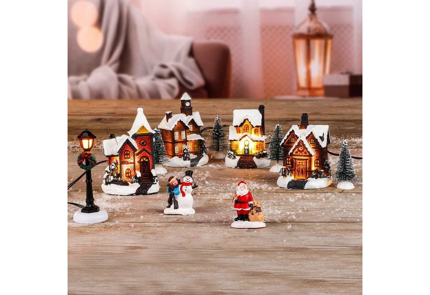 Haushalt International Weihnachtsdorf LED Beleuchtung - Bild 2