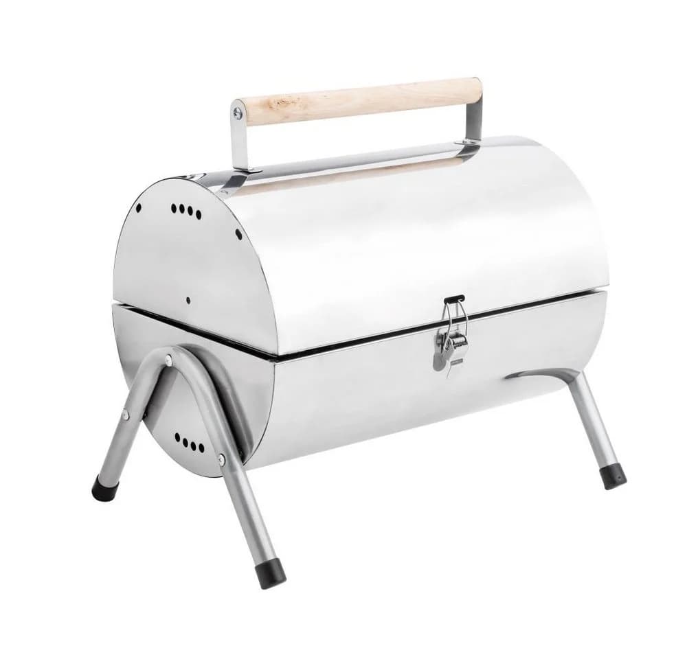 Haushalt International Picknick Grill Edelstahl Kompakt - Bild 2