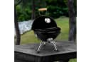 Haushalt International Mini-Kugelgrill Schwarz mit Holzgriff Bild 1