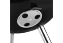 Haushalt International Mini-Kugelgrill Schwarz mit Holzgriff Bild 4