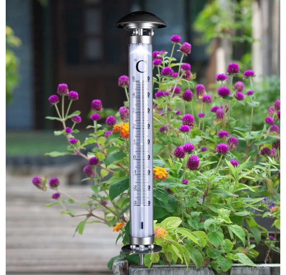 Haushalt International Solar Thermometer mit LED und Dämmerungssensor - Bild 3