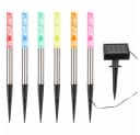 Haushalt International LED Solarleuchte Bubbles 6er Set Farbwechsel Bild 1