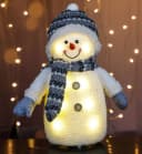 Haushalt International LED-Dekofigur Schneemann mit Beleuchtung Bild 1