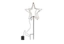Haushalt International LED Stern 3D Gartenstecker mit Timer Bild 5