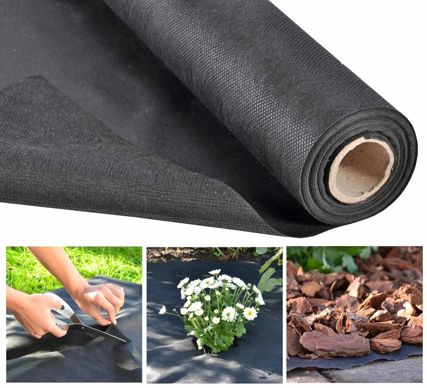 Haushalt International Gartenvlies Schwarz 0,9 x 15m