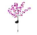 Haushalt International LED Solarleuchte Orchidee Blume Gartenlicht Bild 5