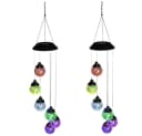 Haushalt International Solar Windspiel RGB LED 2er Set Bild 1