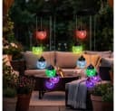 Haushalt International Solar Windspiel RGB LED 2er Set Bild 3