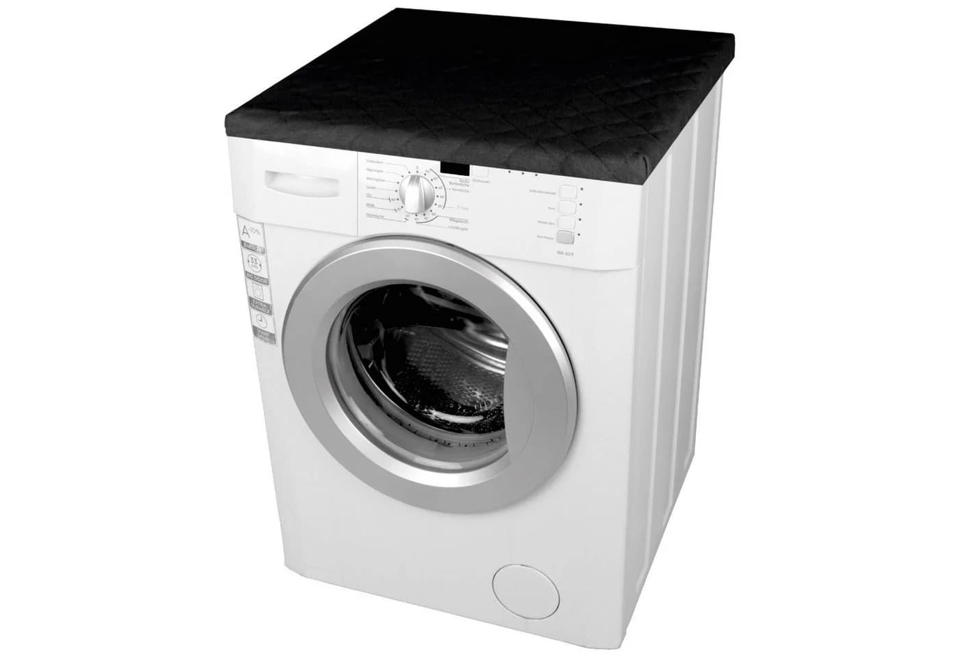 Bestlivings Waschmaschinenbezug Schwarz Frottee-Steppung - Bild 5