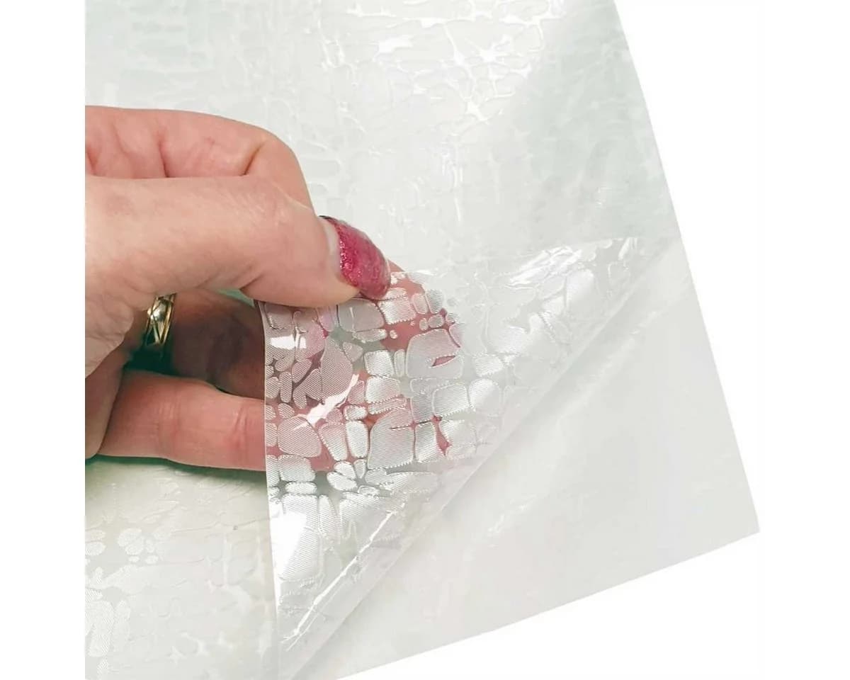 Pro Home Sichtschutzfolie Selbsthaftend PVC Blickdicht Strukturiert - Bild 3