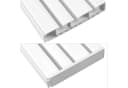 Bestlivings Gardinenstange 3-läufig Kunststoff Seitendeckel 2er Pack Bild 5