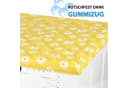 Bestlivings Waschmaschinenbezug Gelb Frottee-Steppung mit Gummizug Bild 4