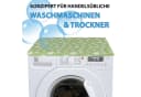 Bestlivings Waschmaschinenbezug 60x60cm Frottee Grün Bild 3