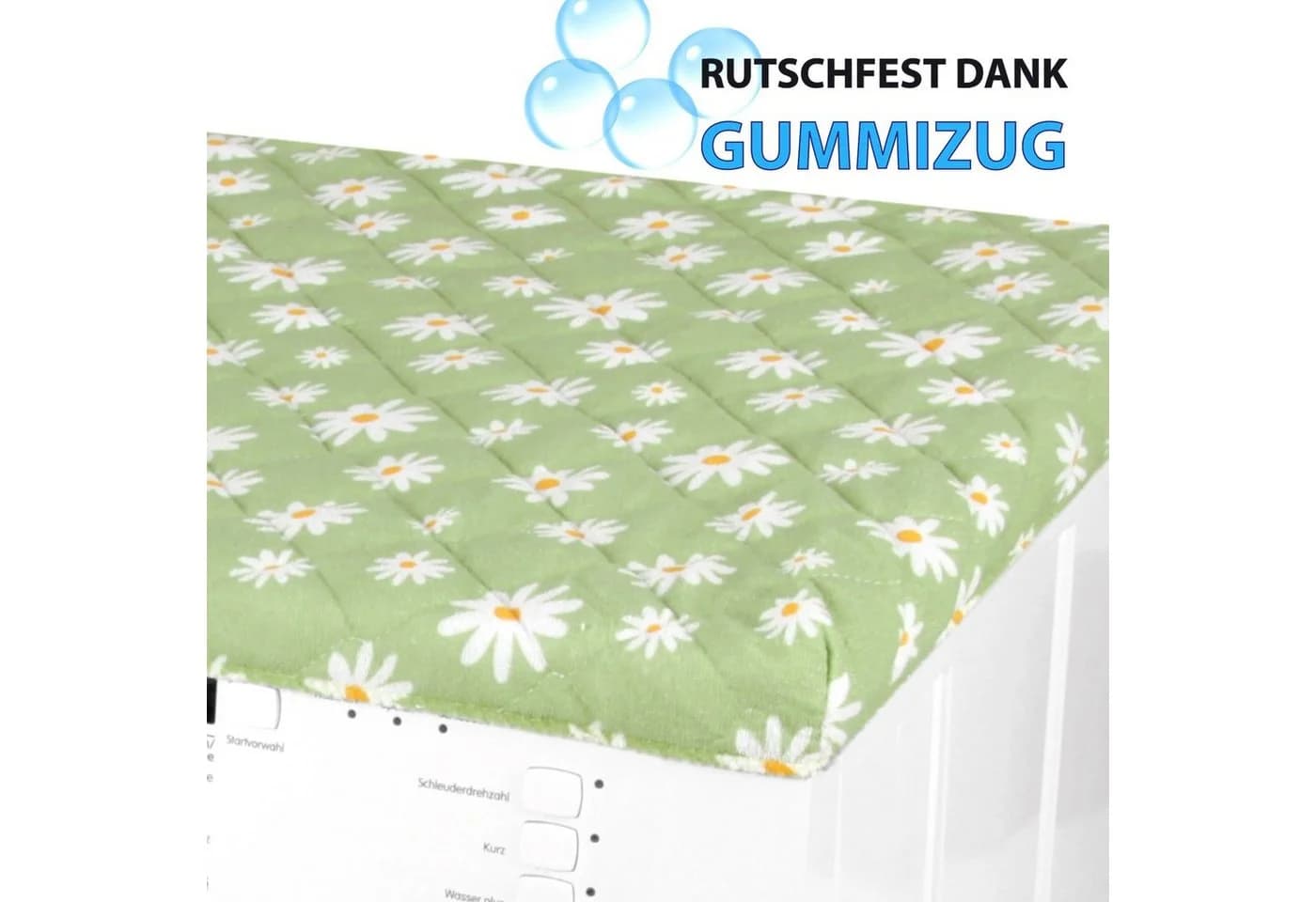 Bestlivings Waschmaschinenbezug 60x60cm Frottee Grün - Bild 4